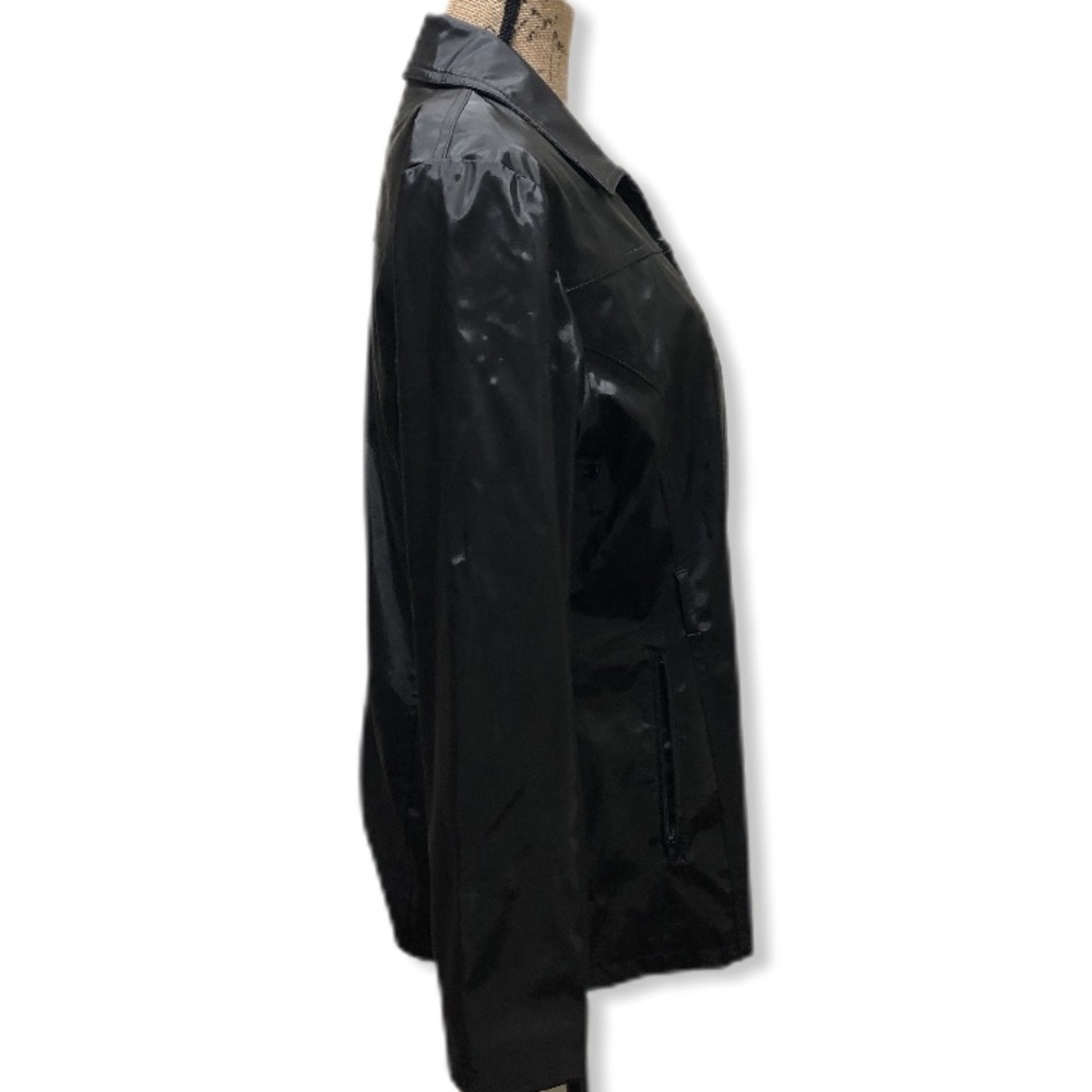 {Rave} Black Raincoat - Picture 3 of 7